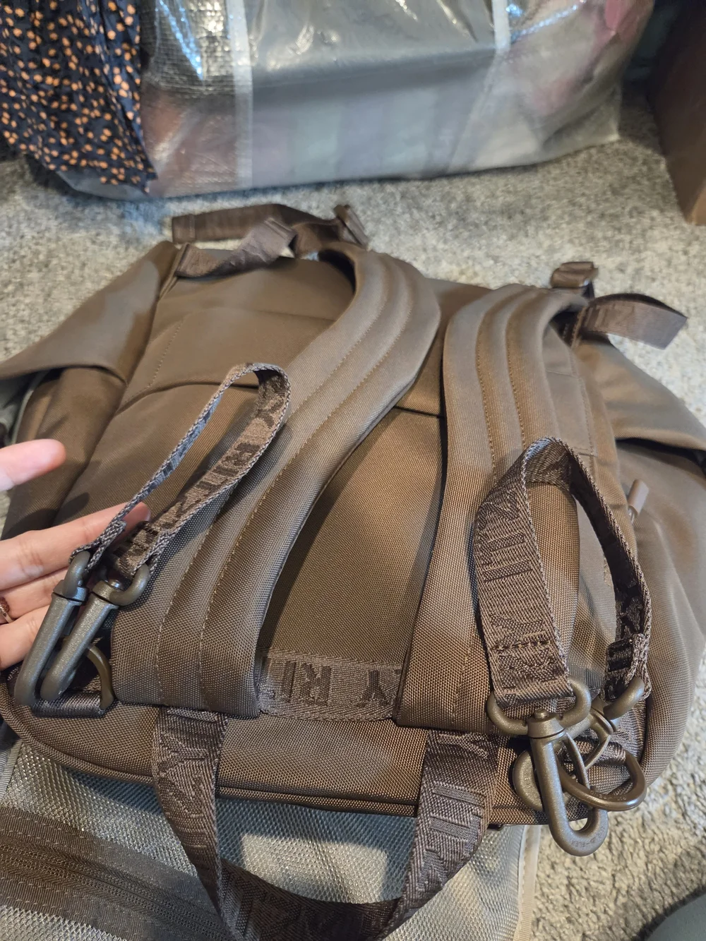 Itzy Ritzy Belong Brown Travel Backpack